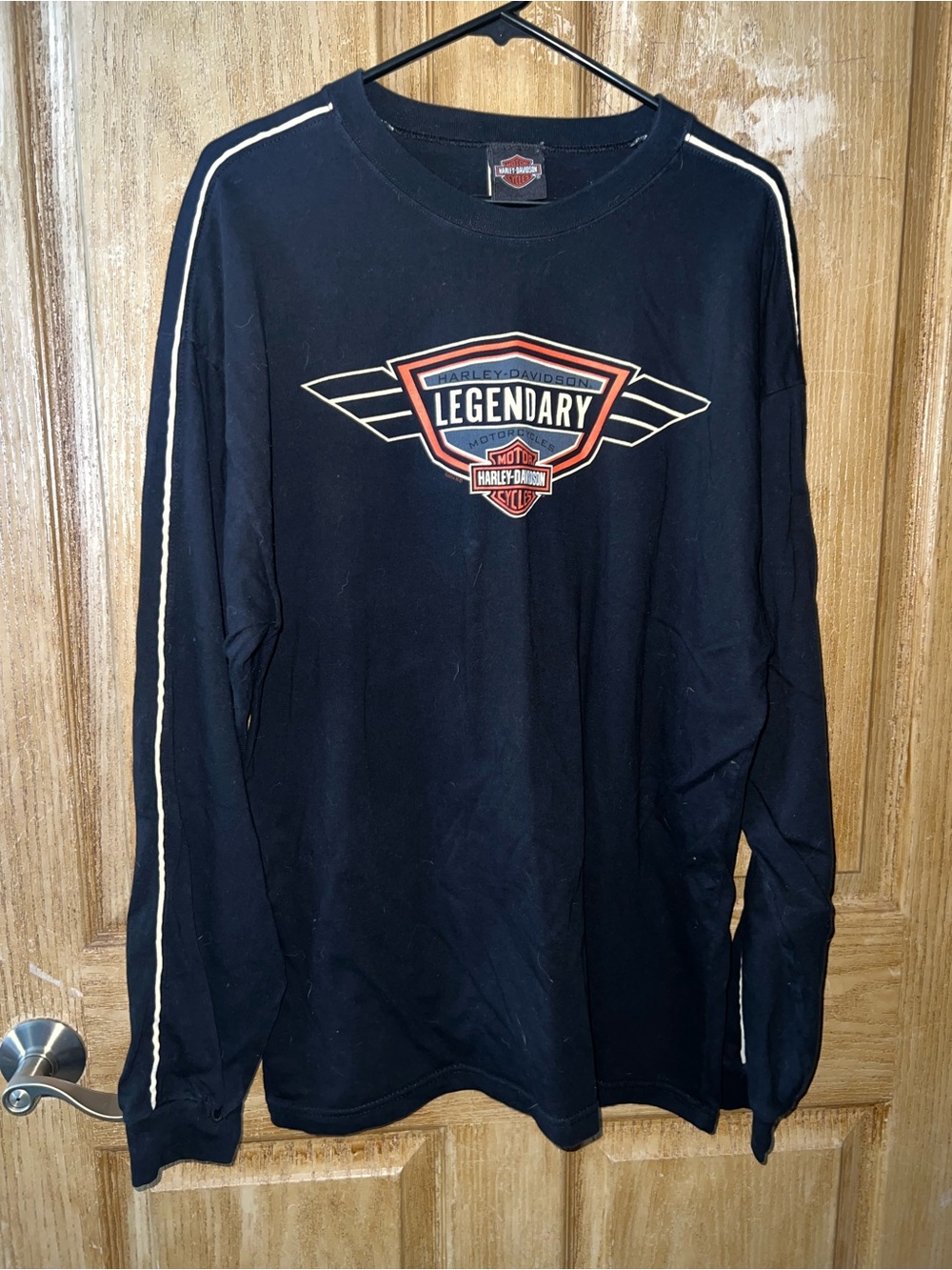 Harley-Davidson Black Long Sleeve Tee. Las Vegas Nevada. Size XL